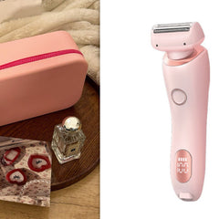 2 In 1 Hair Removal Epilator USB Rechargeable Trimmer Women Body Razor Face Leg Armpit Bikini Hand Pubic Shaver Hair Remover