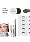 EELHOE Perfect Brow Stencil Kit, Waterproof Smooth Easy Color No Smudge No Makeup Natural Three-Dimensional Eyebrow Cream