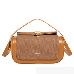 Fashionable Trendy Elegant Small Square Bag Shoulder Crossbody Bag Literary Simple Handbag Luxury Retro Box Bag Wholesale