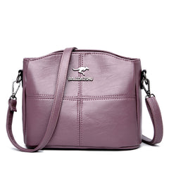 Splicing bag single shoulder crossbody bag
