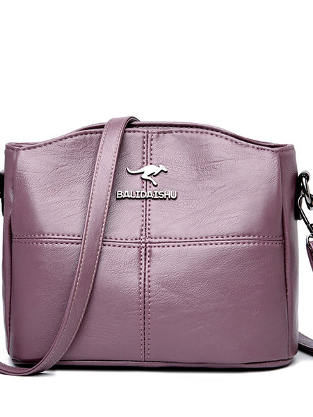 Splicing bag single shoulder crossbody bag