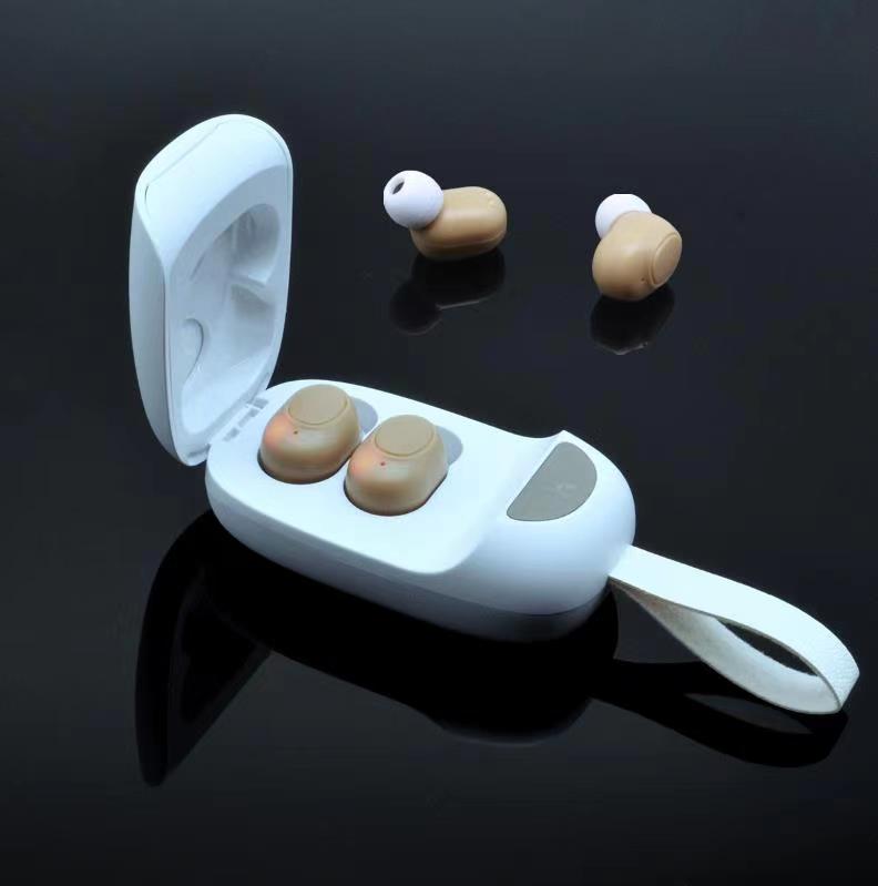 Hearing Aid Sound Amplifier with Magnetic Clasp and Digital Display, High-Quality Audio Collector