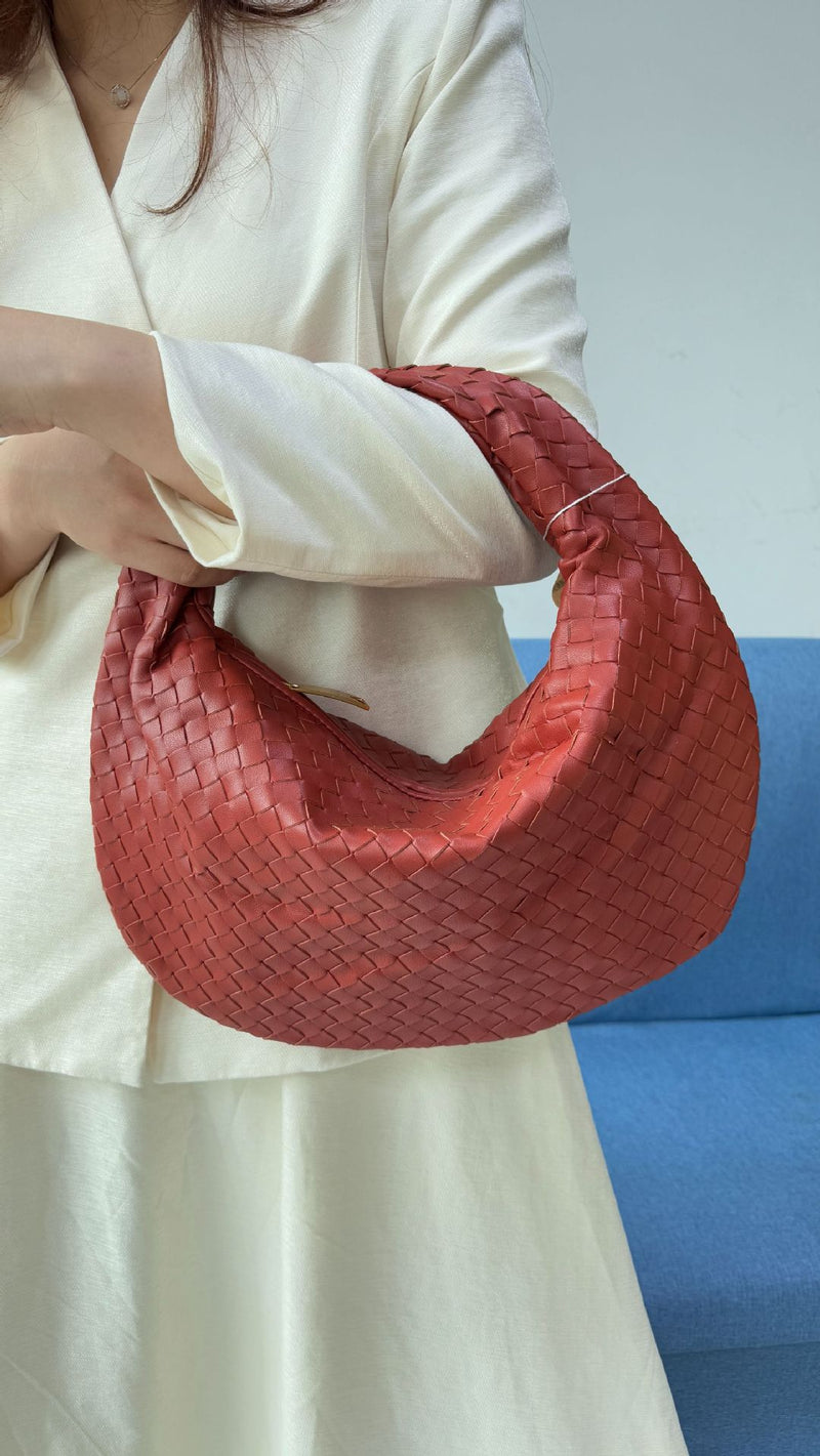 Large size women's woven bag large capacity hand-held armpit bag women's bag