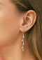 1.38 Carat Moissanite 925 Sterling Silver Leaf Earrings