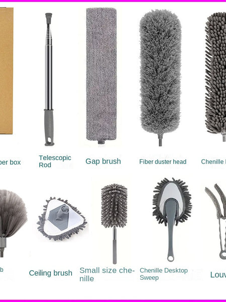 Duster for Home Dusting and Ceiling Cleaning with Extendable Handle