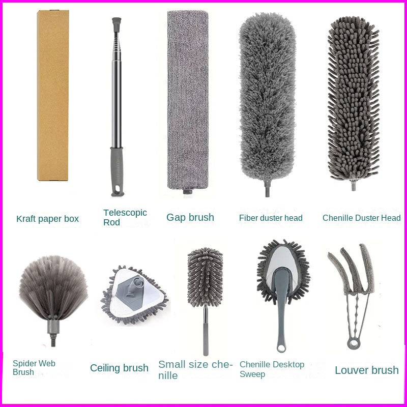 Duster for Home Dusting and Ceiling Cleaning with Extendable Handle