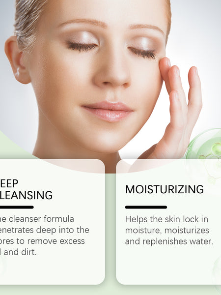 Viareline Salicylic Acid Cleanser Gently Cleanses Face, Refreshing Oil Control, Delicate Pores, Moisturizing And Brightening