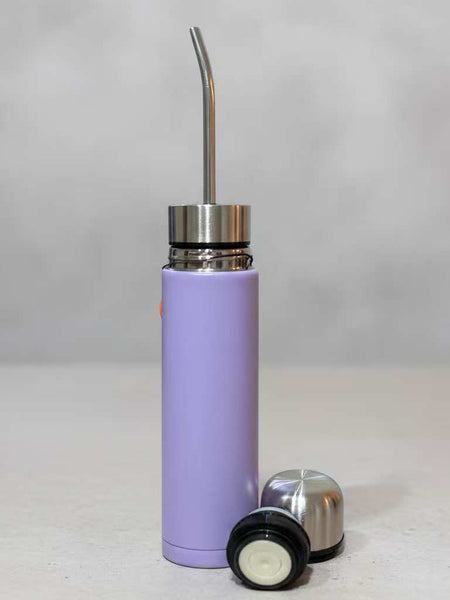 South American Mate Tea Travel Mug - Brazilian Filter Straw, Insulated Bullet Bottle, 3-in-1 Portable Mate Gourd Kit