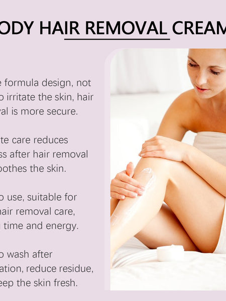 OceAura Body Hair Removal Cream, Gentle Body Hair Removal Hand Hair Leg Hair Cleansing Hair Removal Cream For Men And Women