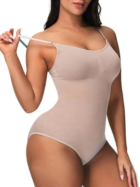 Non steel ring one-piece bra three-dimensional chest support body shaping and abdominal compression