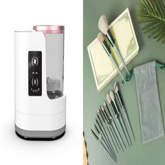 Electric Makeup Brush Cleaner Rechargeable Makeup Brushes Cleaning Tool Automatic Makeup Brush Cleaning Stand Device