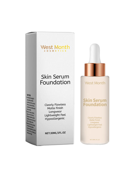 West&Month Moisturizing Liquid Foundation, Long-Lasting Long-Lasting Moisturizing Light Skin Care Liquid Foundation