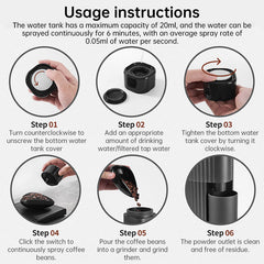 Automatic Coffee Bean Mist Sprayer | Portable, Fine Mist for Optimal Coffee Storage