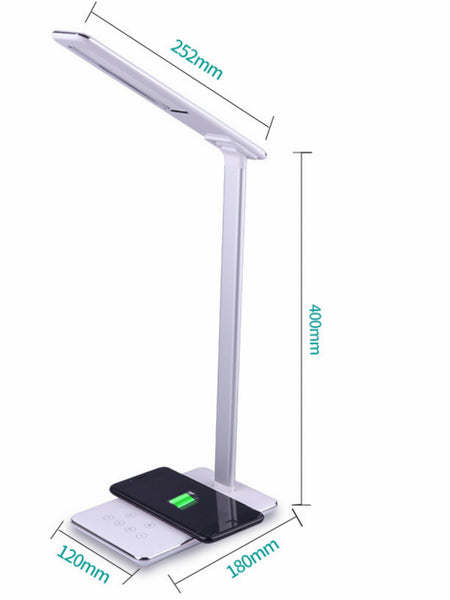 Huawei Apple Wireless Charging Desk Lamp LED Eye Protection Desk Lamp Bedside Folding