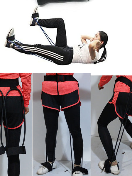 Latex Material Yoga Fitness Belt Foot Pedal Tension Rope Home Exercise Fitness Equipment Home Workout Resistance Bands