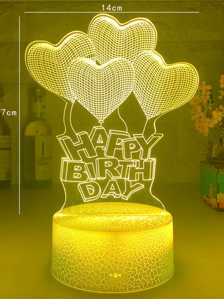 Love Series 3d Night Light Confession Gift