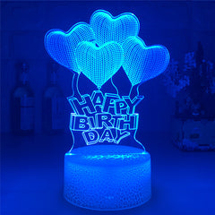 Love Series 3d Night Light Confession Gift