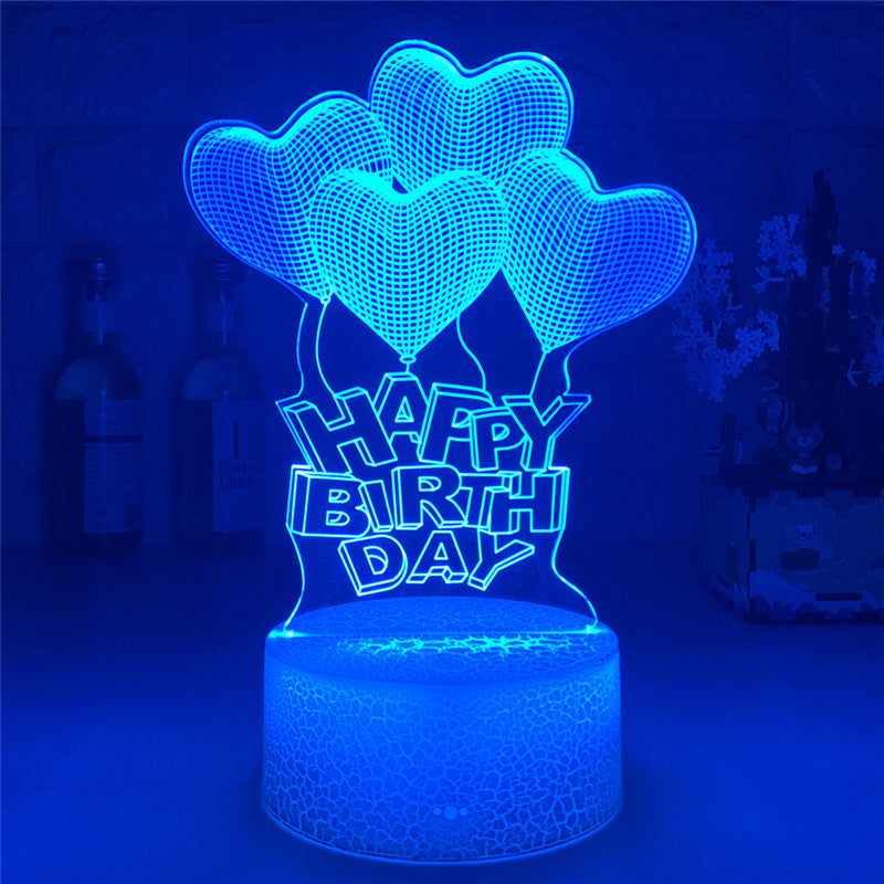 Love Series 3d Night Light Confession Gift