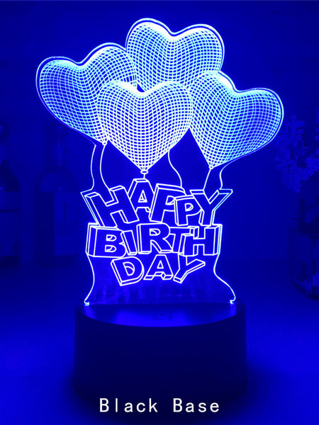 Love Series 3d Night Light Confession Gift