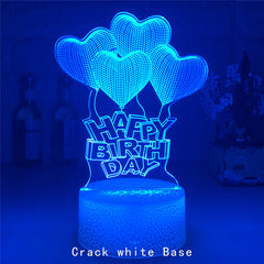 Love Series 3d Night Light Confession Gift