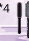 New 2 In 1 Hair Straightener Hot Comb Negative Ion Curling Tong Dual-purpose Electric Hair Brush