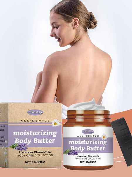 WoodSleep Lavender And Chamomile Body Butter Moisturizer Deeply Hydrates And Moisturizes All Over The Skin