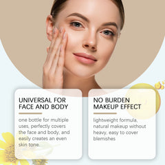 EELHOE Skin Tone Concealer, Covers Blemishes, Dullness, Naturalness, Lightness, Moisture, Clarity, And Long-Lasting Makeup