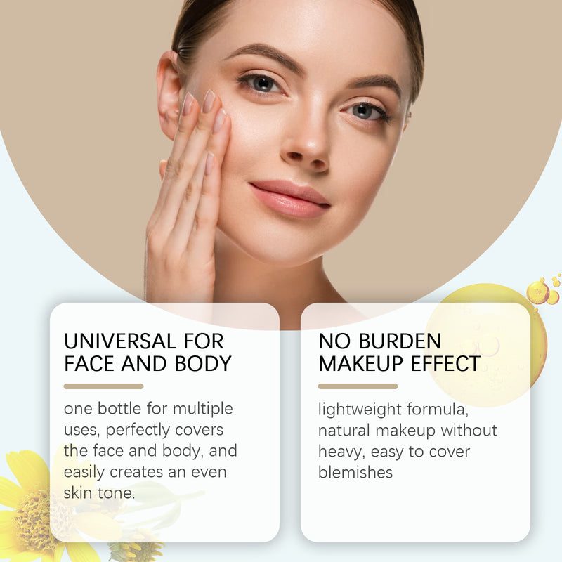 EELHOE Skin Tone Concealer, Covers Blemishes, Dullness, Naturalness, Lightness, Moisture, Clarity, And Long-Lasting Makeup