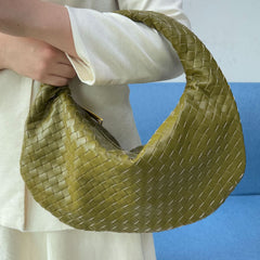 Large size women's woven bag large capacity hand-held armpit bag women's bag