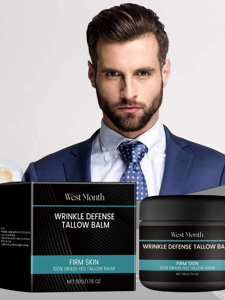 West&Month Men's Facial Butter, Facial Moisturizer Nourishes Men's Facial Moisturizing Cream