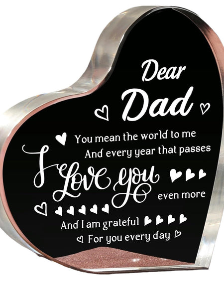 Transparent Love Acrylic Mother's Day Gift Table Decorative Ornaments