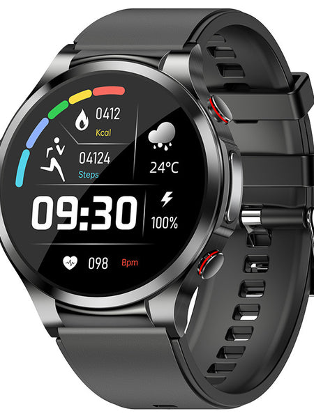 Blood glucose measurement electrocardiogram blood pressure heart rate body temperature exercise communication smart watch