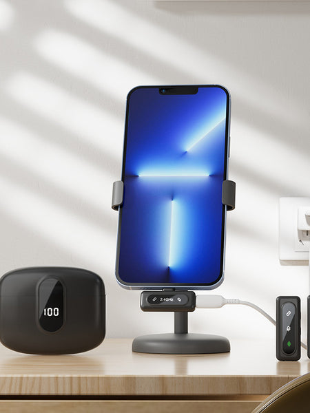 Wireless lavalier microphone J50 intelligent noise reduction digital display charging compartment digital display mini microphone