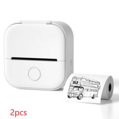 Portable Mini Thermal Label Printer Home Photo Printer Student Wrong Question Printer Bluetooth-compatible Mini Label Printer Price Tag