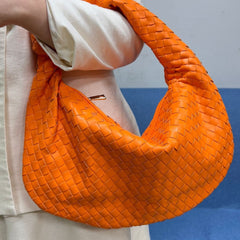 Large size women's woven bag large capacity hand-held armpit bag women's bag
