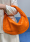 Large size women's woven bag large capacity hand-held armpit bag women's bag