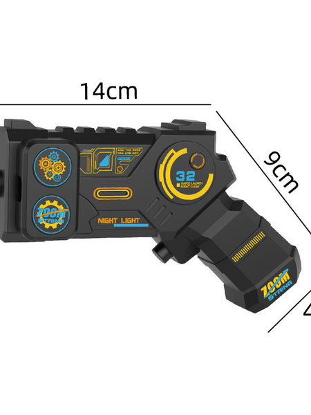 Cross-border Glow-in-the-Dark Yarn Gun Electric Rope Launcher High-Speed Rope Ejector Educational Shooting Stress-Relief Toy Drop Shipping Wholesale