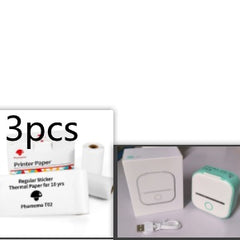 Portable Mini Thermal Label Printer Home Photo Printer Student Wrong Question Printer Bluetooth-compatible Mini Label Printer Price Tag