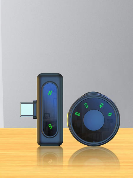 Wireless lavalier microphone magnetic lavalier 1-to-2 noise cancelling live broadcast button microphone live broadcast microphone