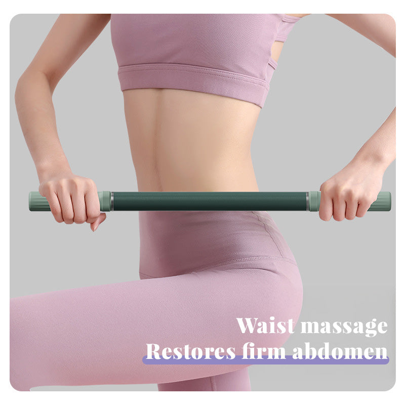 Yoga Stretching Stick — Deep Tissue Massage & Flexibility Training Rod for Home, Sports & Outdoor