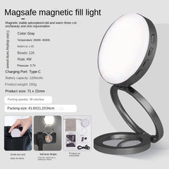 YSH-126 Magnetic Phone Fill Light — 126 LED MagSafe Photography Lamp for Live Streaming & Video Calls
