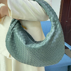 Large size women's woven bag large capacity hand-held armpit bag women's bag