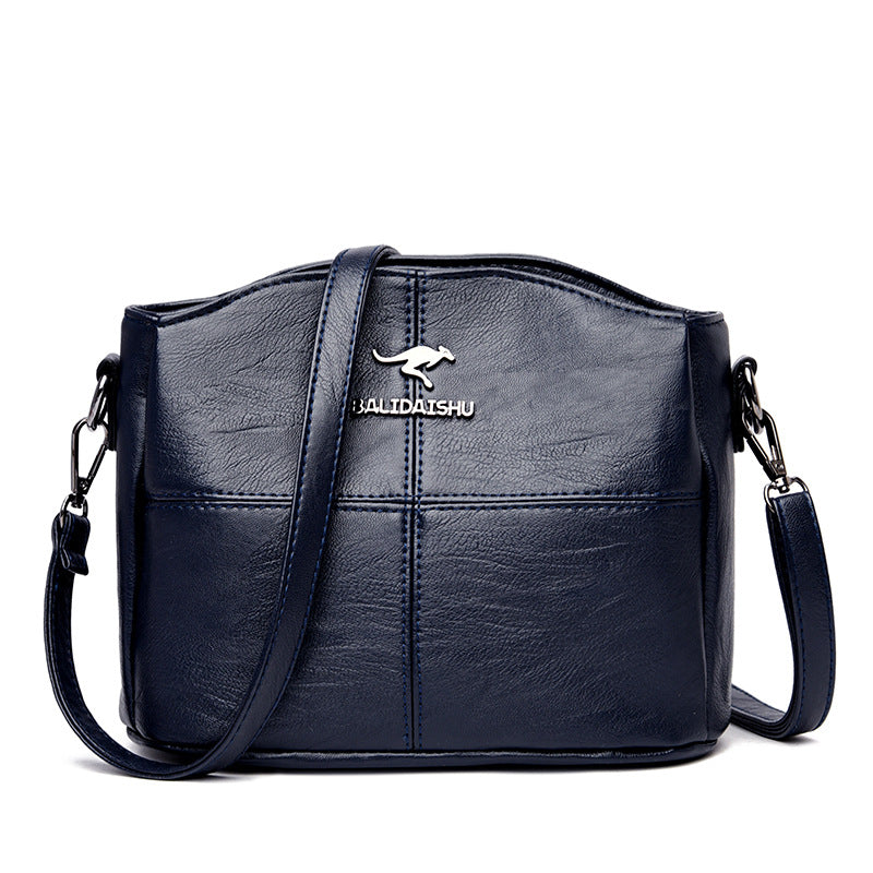 Splicing bag single shoulder crossbody bag