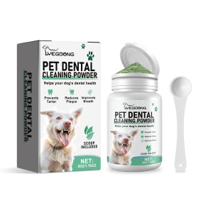 Yegbong Tooth Cleaning Powder For Dogs, A Gentle Formula To Freshen Breath And Protect Pet Oral Health Cleaning Powder