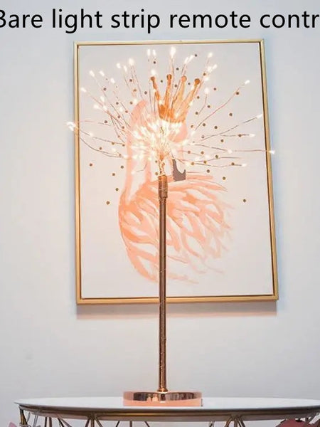 Feather Lamp Nordic Desk Lamp European-Style Bedroom Bedside Feather Table Lamp Night Light Table Lamp Decoration Modern