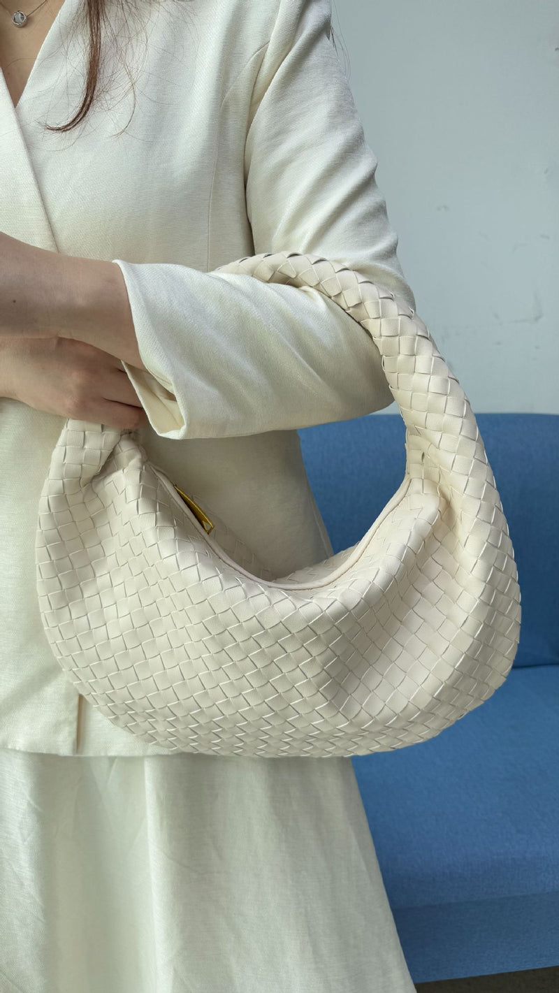 Large size women's woven bag large capacity hand-held armpit bag women's bag