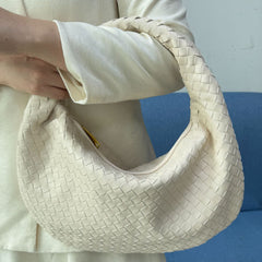 Large size women's woven bag large capacity hand-held armpit bag women's bag