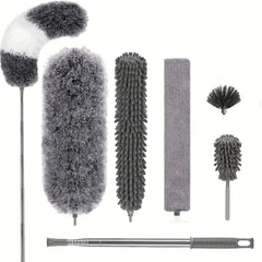 Duster for Home Dusting and Ceiling Cleaning with Extendable Handle