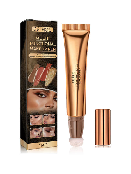 EELHOE Multifunctional Makeup Pen, Face Light Highlight Natural Three-Dimensional Liquid Contour Beauty Stick