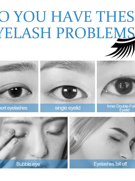 EELHOE False Eyelash Glue, Lightweight Self-Adhesive False Eyelash Glue Gentle And Non-Irritating